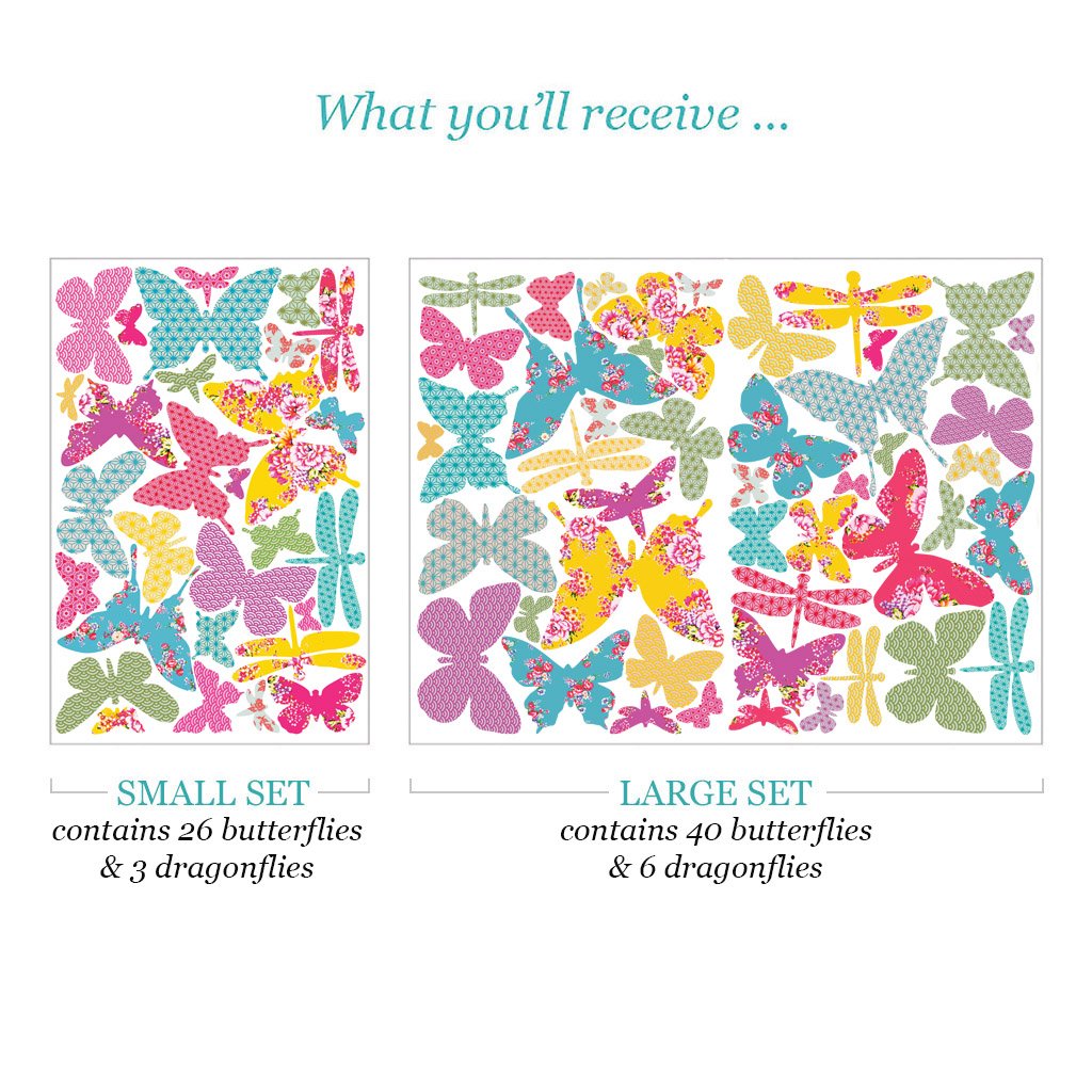 Wandtattoo Schmetterlinge Shanghai